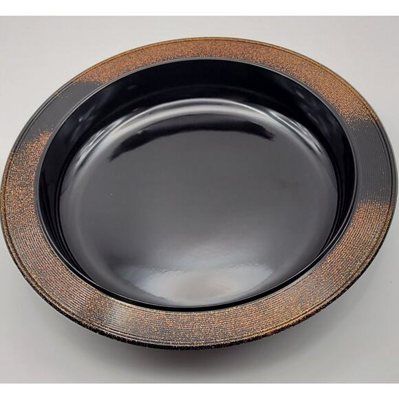 Japanese OMC Wood Tone Plastic Round Storage Bowl - Picture 4 of 6